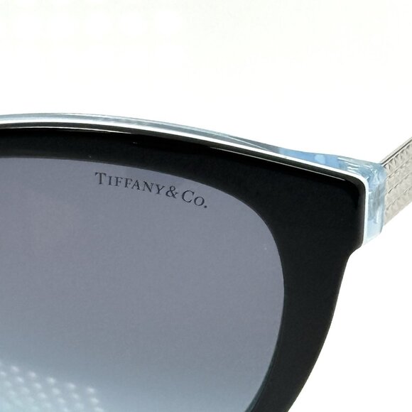 Tiffany & Co Women\'s Sunglasses Silver Diamond Point Black Blue TF4159 8274/9S main image 10